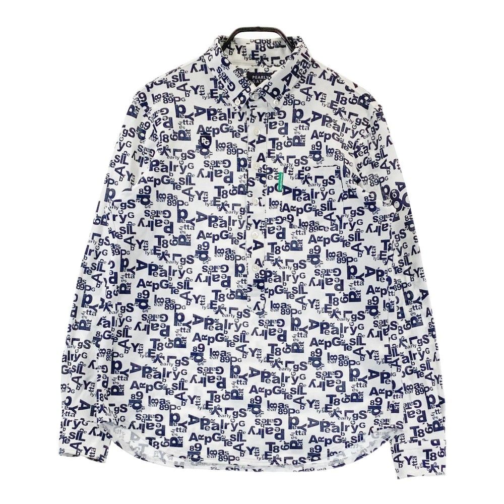 サイズ：5 PEARLY GATES パーリーゲイツ 長袖ポロシャツ ボタンダウン