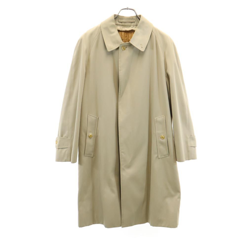 【一枚袖】ビンテージ　バーバリーズ　ステンカラーコートL ベージュ　ノバチェック Burberry's ステンカラーコート ベージュ 古着 England製 英国製】【美
