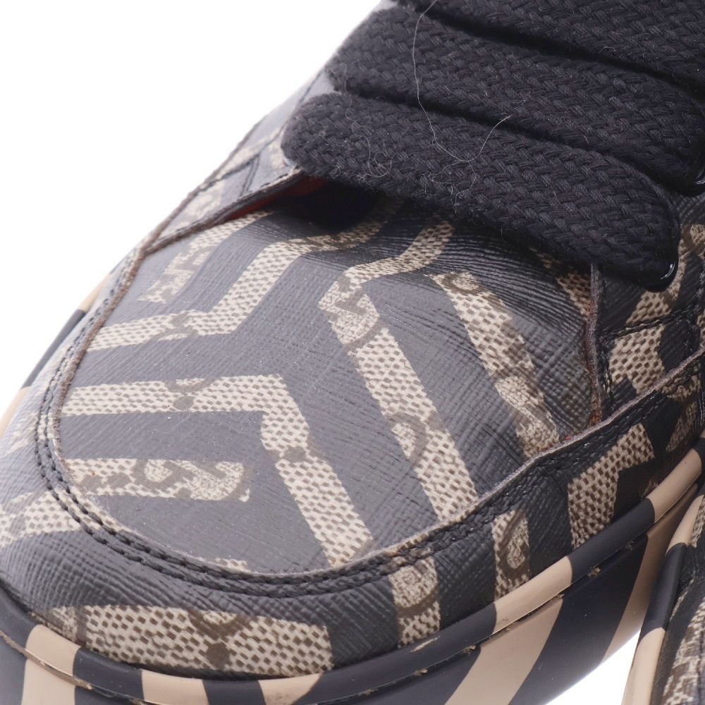 GUCCI (グッチ) GGカレイド ローカットスニーカー ブラック 407343