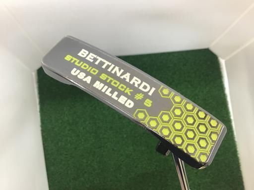 ベティナルディ BETTINARDI STUDIO STOCK 5 2012 34インチ パター PT スチール フレックスその他 メンズ 男性用 右利き 右用 Cランク ゴルフクラブ