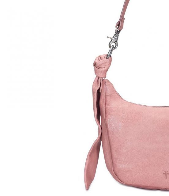 【送料無料】 フライ レディース ショルダーバッグ バッグ Nora Knotted Soft Leather Crossbody Bag Woodrose