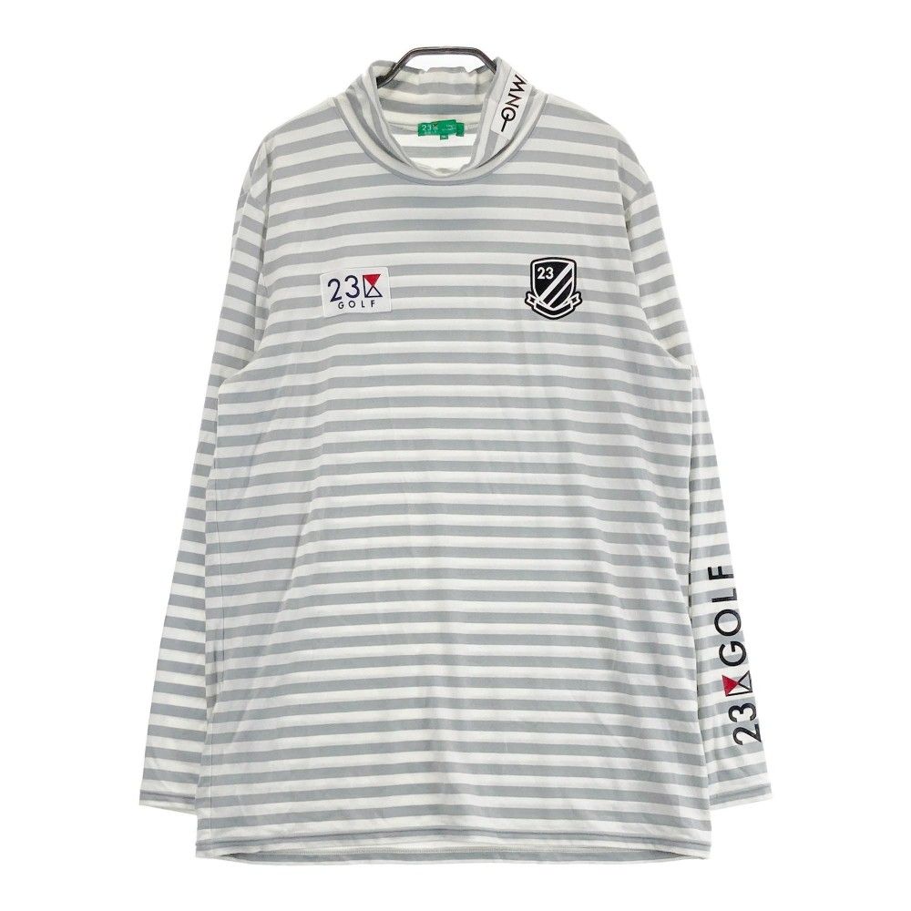 サイズ：3L 23区GOLF ニジュウサンクゴルフ ハイネック 長袖T
