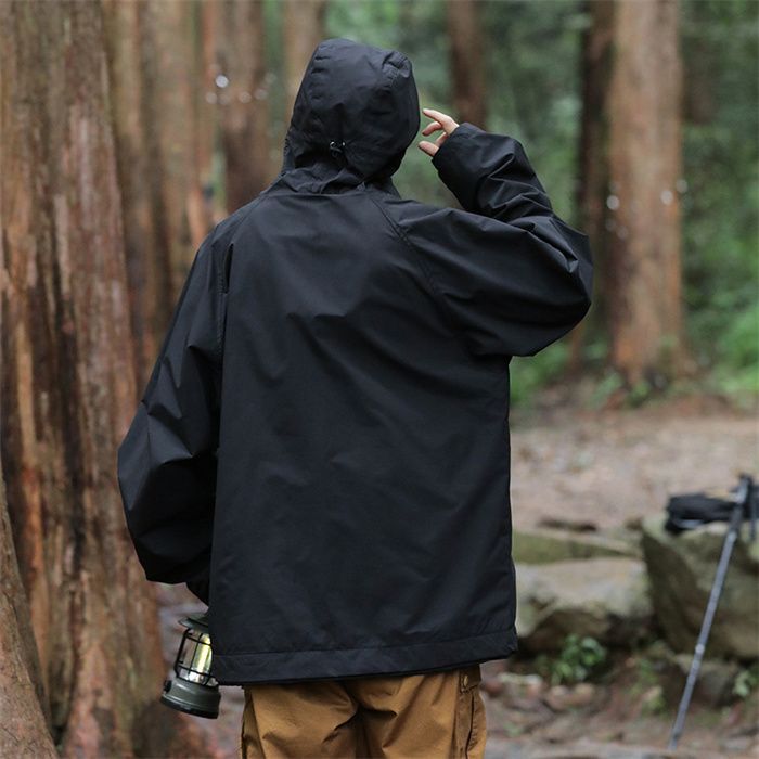 マウンテンパーカー メンズ 裏起毛 長袖 ジャケット フード付き ライト