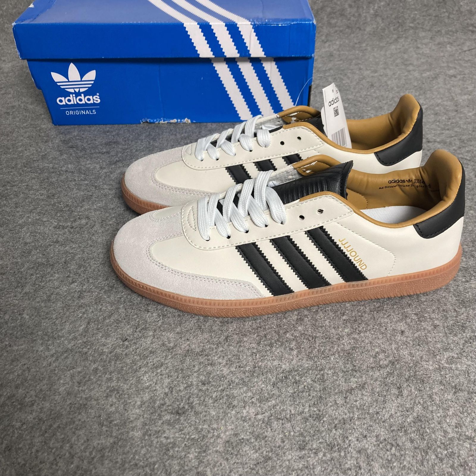 未使用 JJJJound × Adidas ORIGINALS SAMBA OG スニーカー