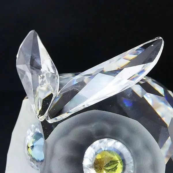 スワロフスキー SWAROVSKI 置物 フクロウ 梟 クリスタル GJ253 スワロフスキー SWAROVSKI 置物 フクロウ 梟 クリスタル GJ253