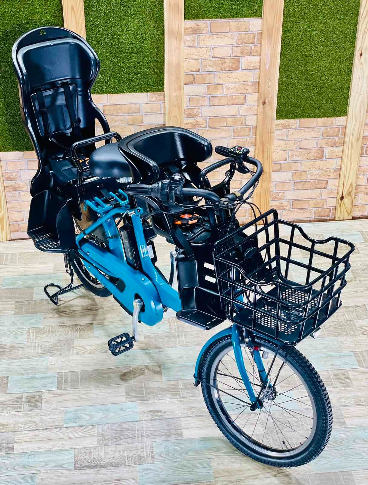 Y2322パスバビー⭐️ヤマハ最上級モデル！子供乗せ電動アシスト自転車