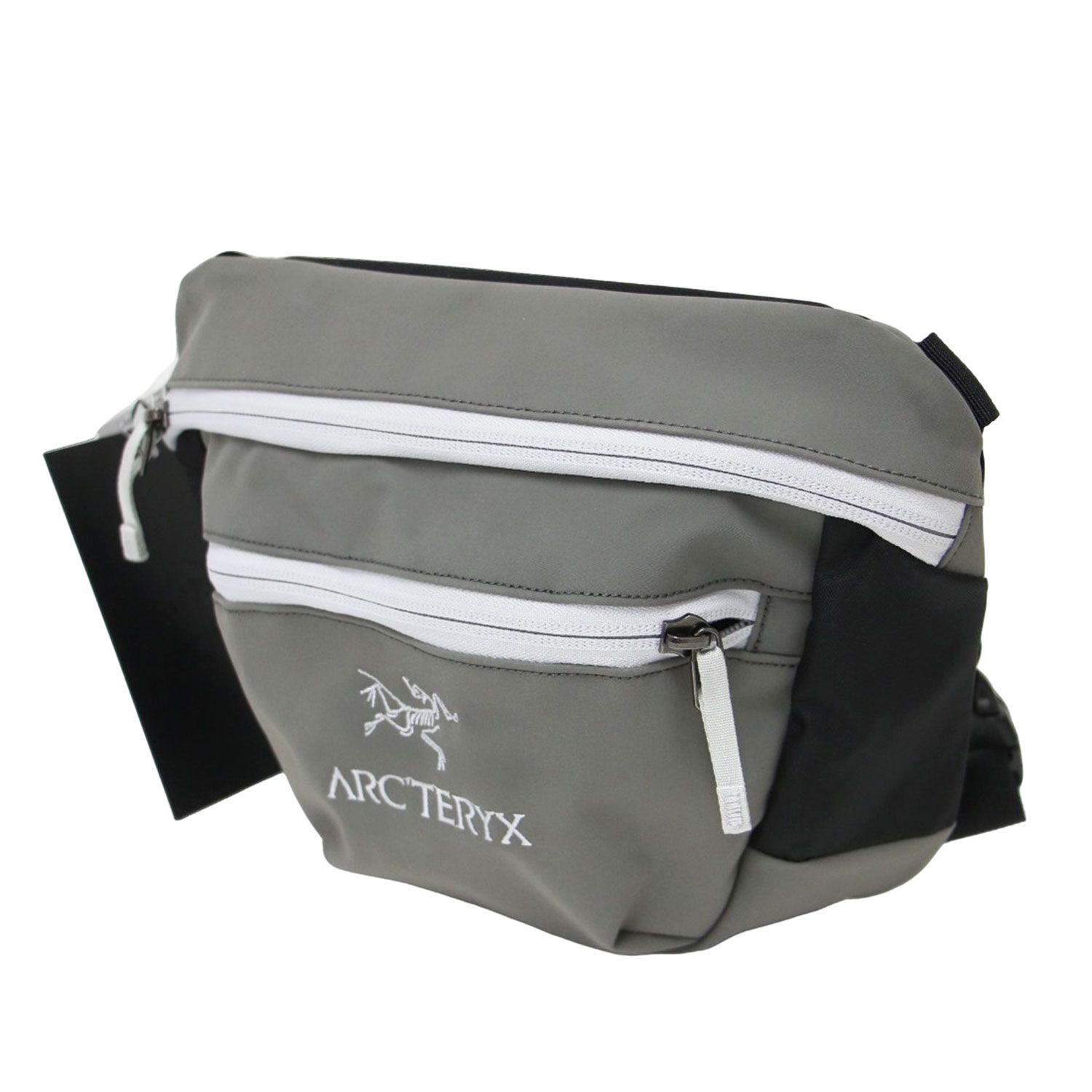 ARCTERYX アークテリクス バッグ グレー | BEAMS 別注 ARRO ReBird 23春夏 ボディバッグ | ショルダーバッグ | ロゴ ナイロン | ブランド コラボ カバン レディース