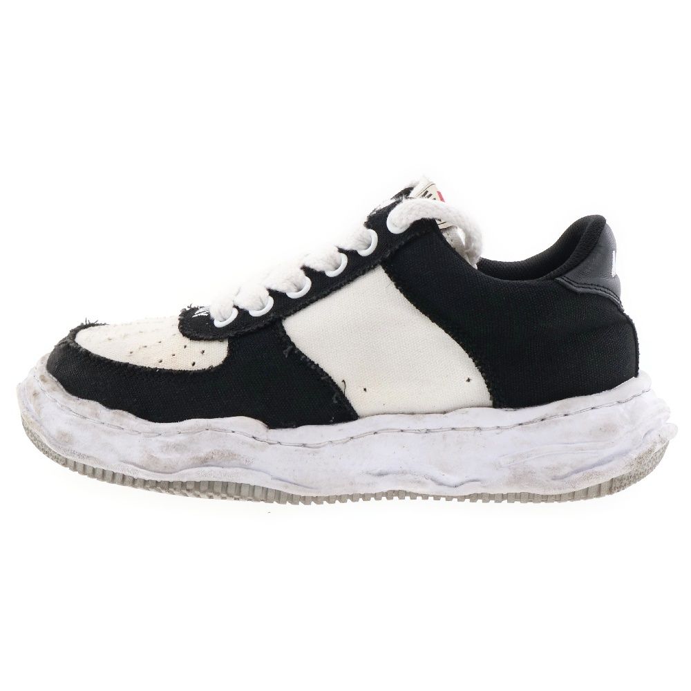MIHARA YASUHIRO (ミハラヤスヒロ) WAYNE OG Sole Canvas Low-top キャンパス ローカットスニーカー シューズ ブラック/ホワイト