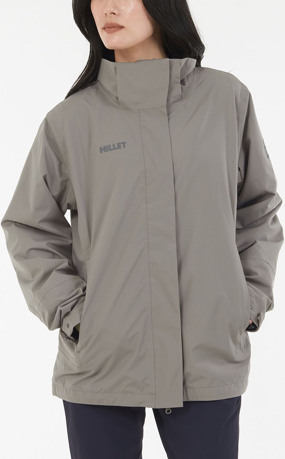 ミレー MILLET アウトドア POBEDA 3 IN 1 JKT W MIV03142 N9904 DORITE