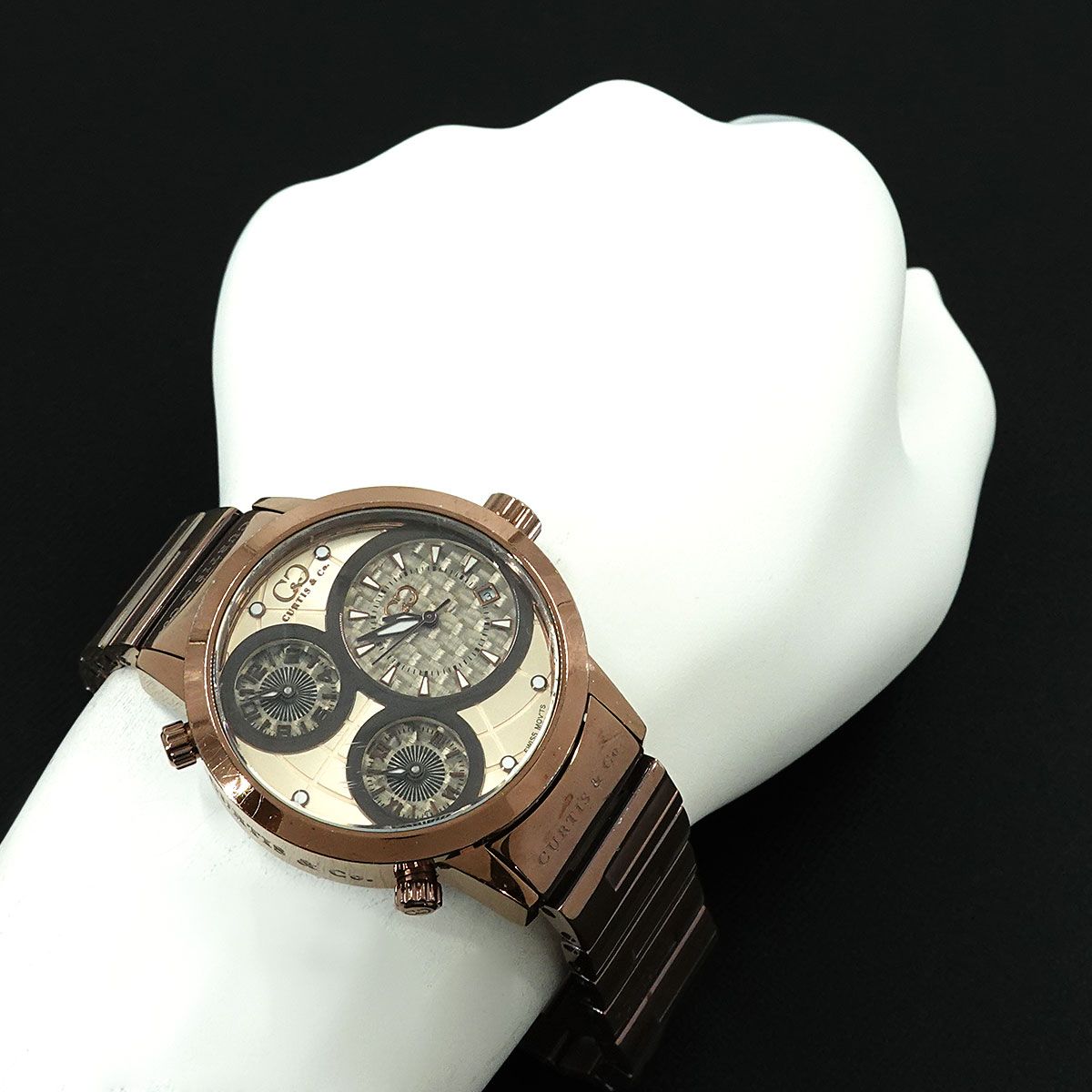 カーティス CURTIS＆Co. ビッグタイムワールド 3タイムゾーン