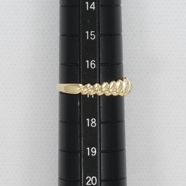 K18YG リング 指輪 17号 ダイヤ 0.05 総重量約2.4g - メルカリ