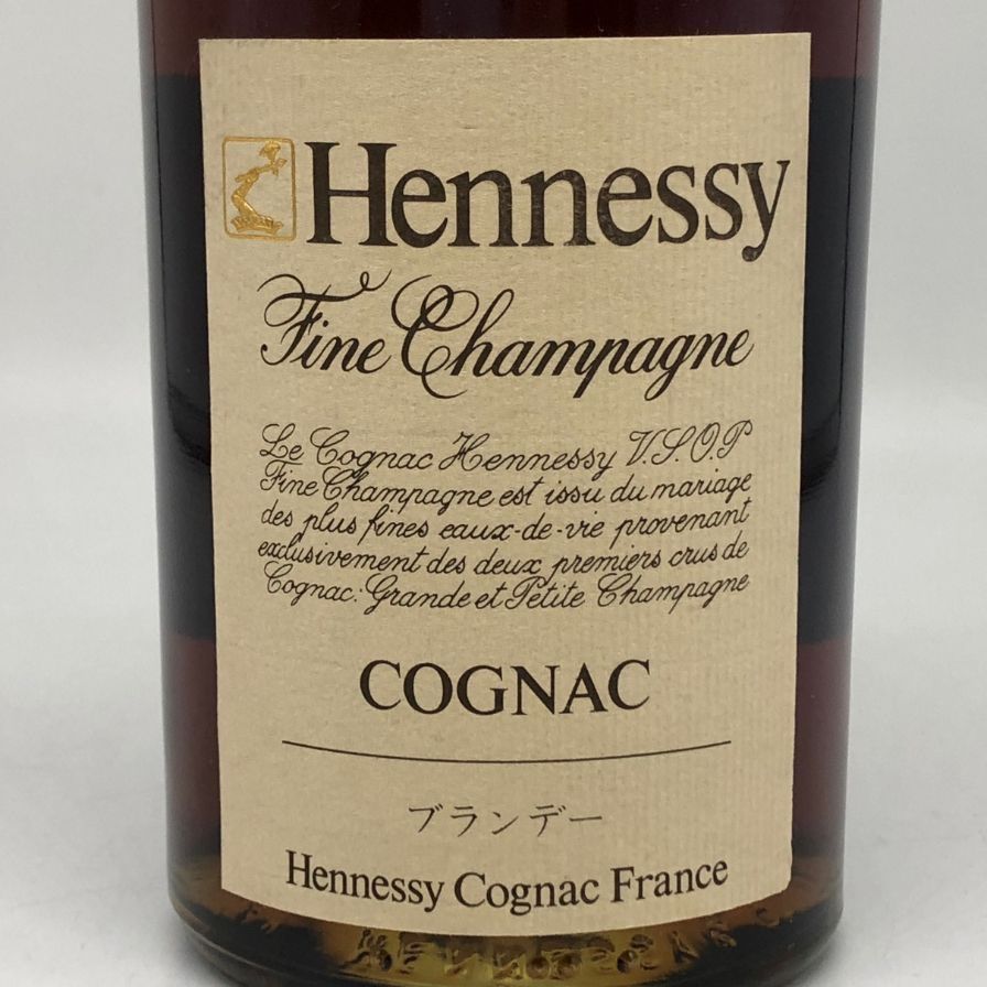ヘネシー VSOP ファインシャンパーニュ スリムボトル クリア