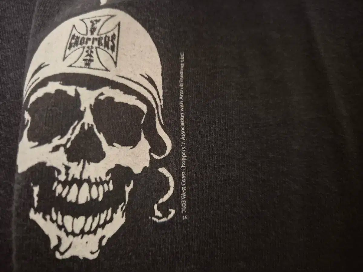 03 s ウェストコーストチャパース スカルソール ロングスリーブ