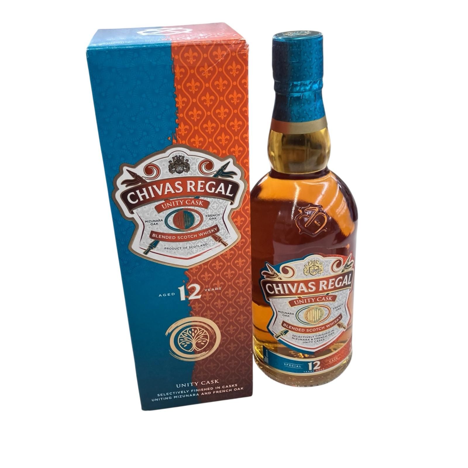 シーバスリーガル　12年　ミズナラ　+　ユニティカスク 日本限定 シーバス リーガル ユニティカスク 12年 40度 700ml