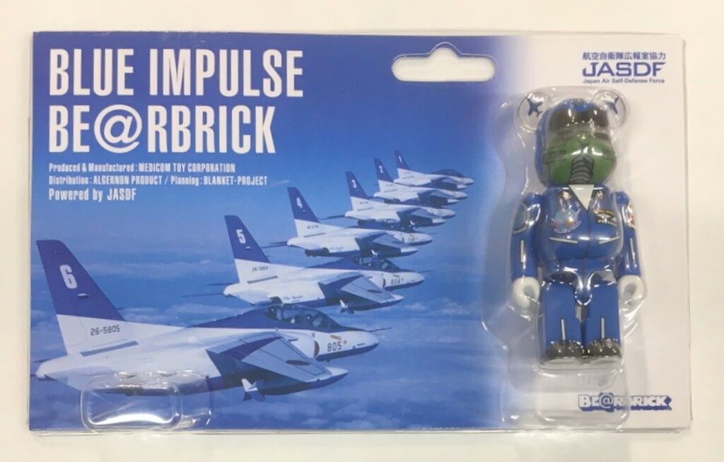 MEDICOMTOY 100%BE@RBRICK BLUE IMPULSE (3号機)