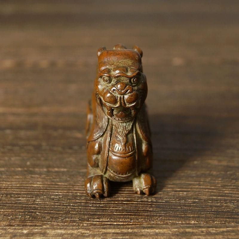 麒麟 銅器 銅製品 鎮宅辟邪 開運風水 招財 置物 工芸品 装飾品