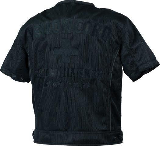 プロテクティブメッシュTシャツ オールブラック Mサイズ YMT-010 