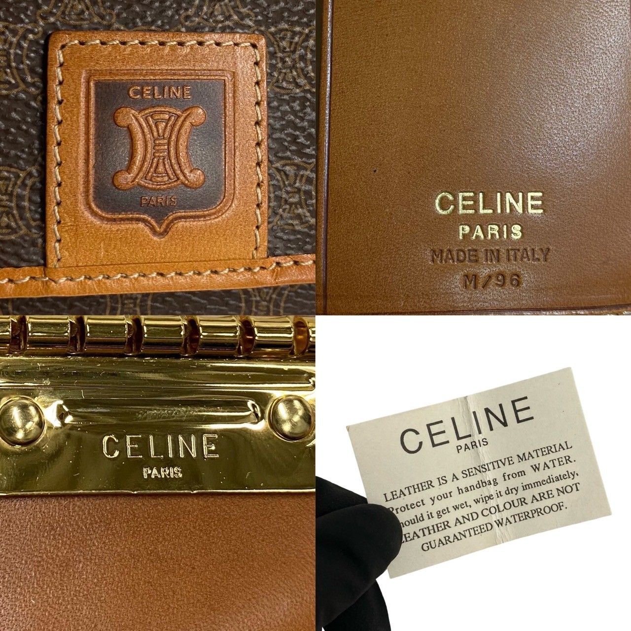 未使用保管品 保存箱 付き CELINE セリーヌ ヴィンテージ