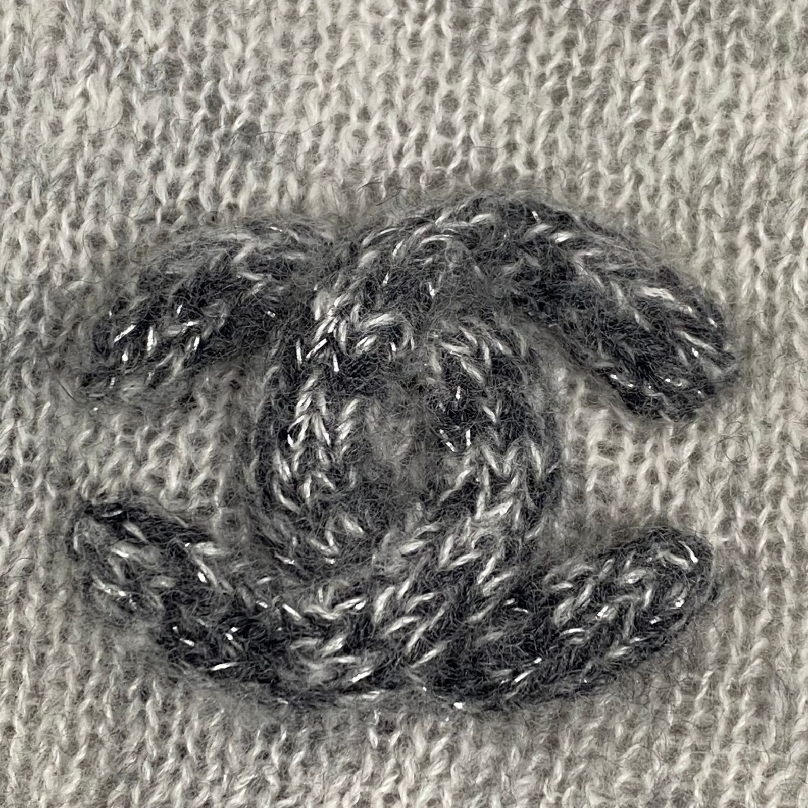 CHANEL ニット帽 グレー ココマーク 新品未使用 カシミヤ CHANEL ココマーク ニットキャップ グレー カシミヤ | MixTHINKS