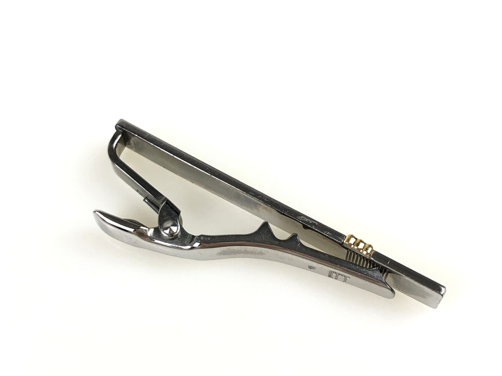 ダンヒル dunhill dロゴ ネクタイピン ゴールドカラー×シルバーカラー