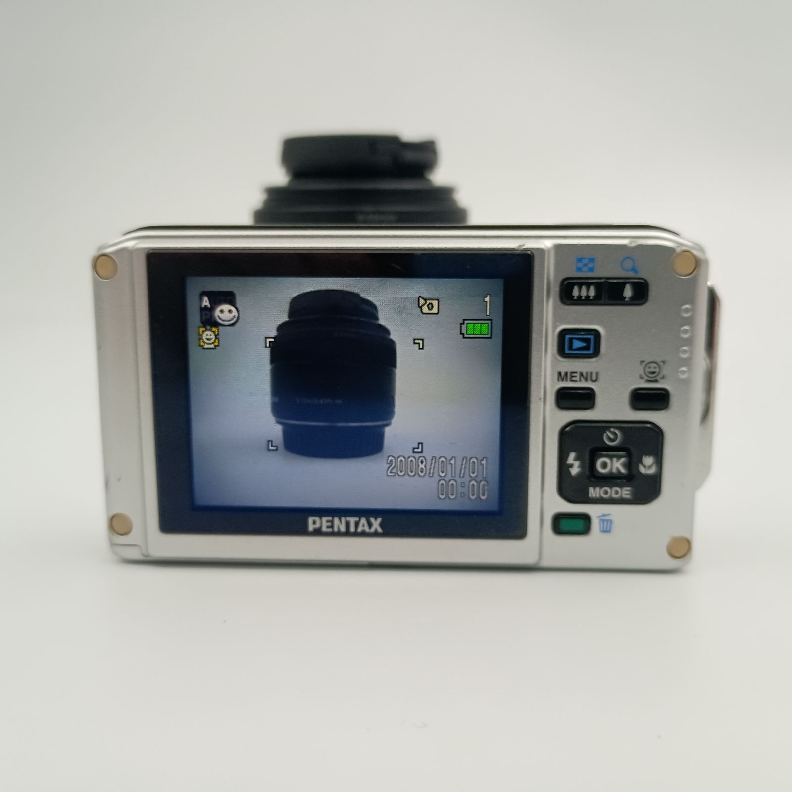 ★美品★ ペンタックス OPTIO W60 シルバー コンパクトデジカメ Amazon.co.jp: PENTAX デジタルカメラ OPTIO (オプティオ) W60