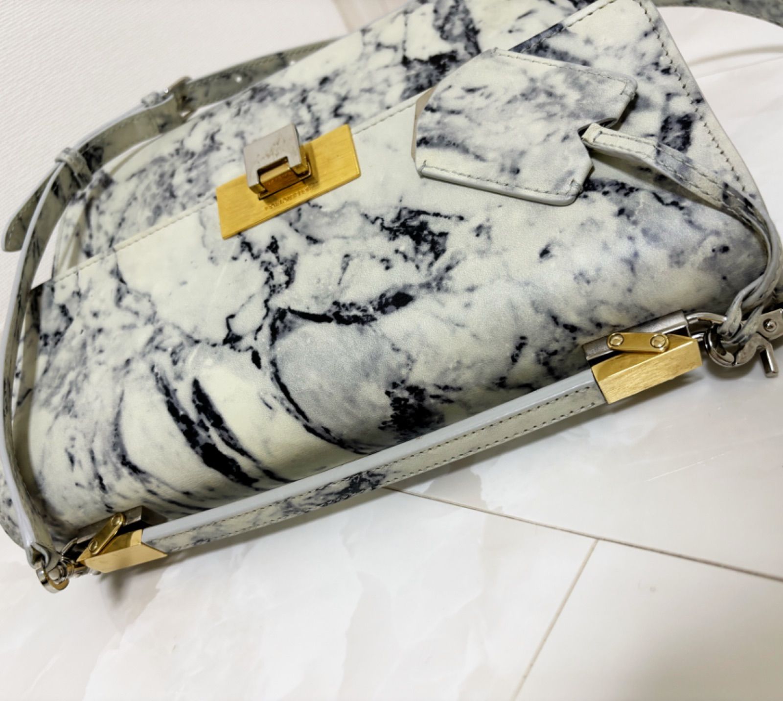 BALENCLAGA バレンシアガ ハンドバッグ 2WAY ルティス ホワイト系  