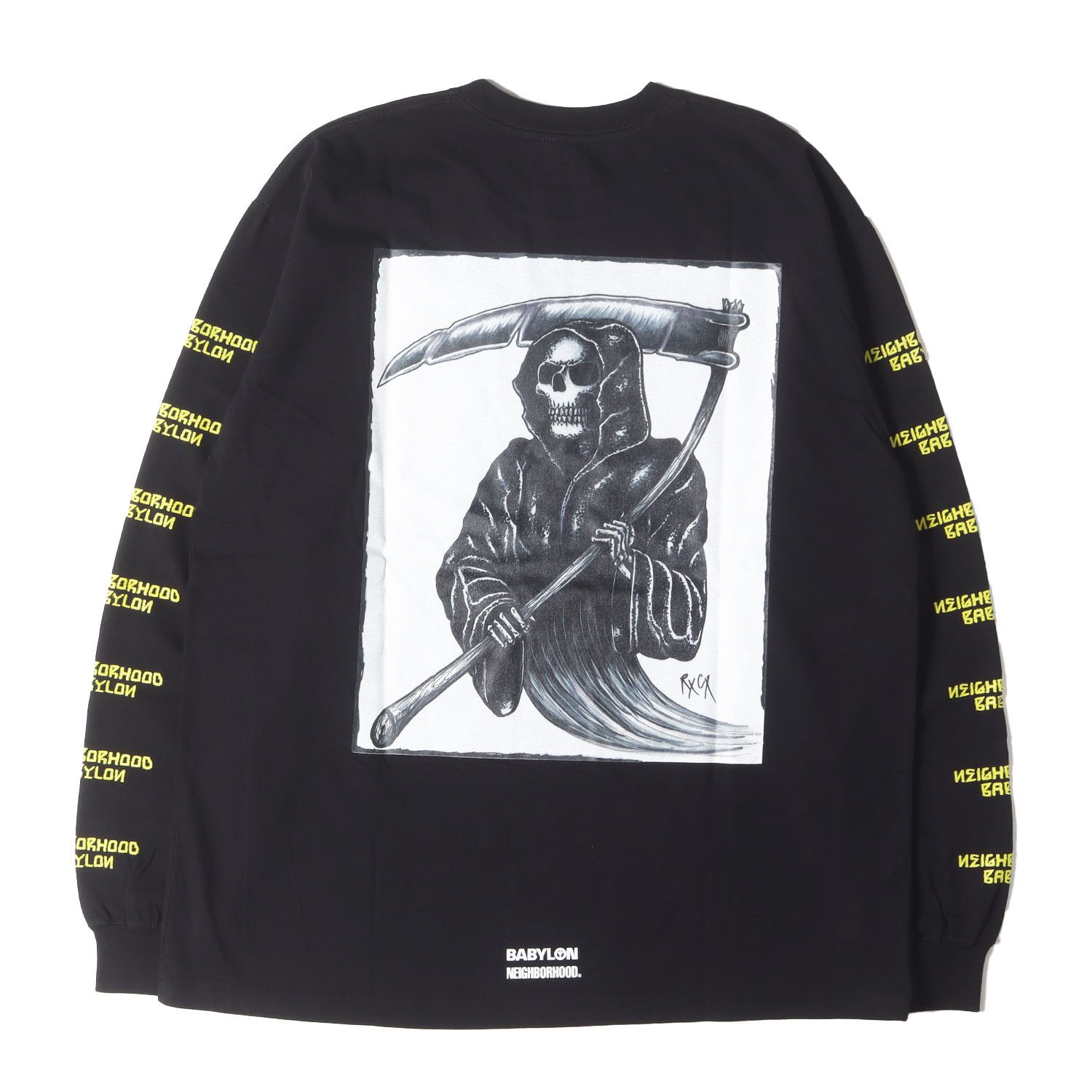 SAINT LAURENT ネイビー スウェットトレーナー 新品】NEIGHBORHOOD ネイバーフッド Tシャツ ブラック 黒 サイズ