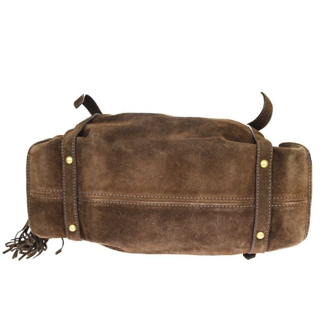 中古】 ミュウミュウ(Miu Miu) スエード ショルダーバッグ ブラウン