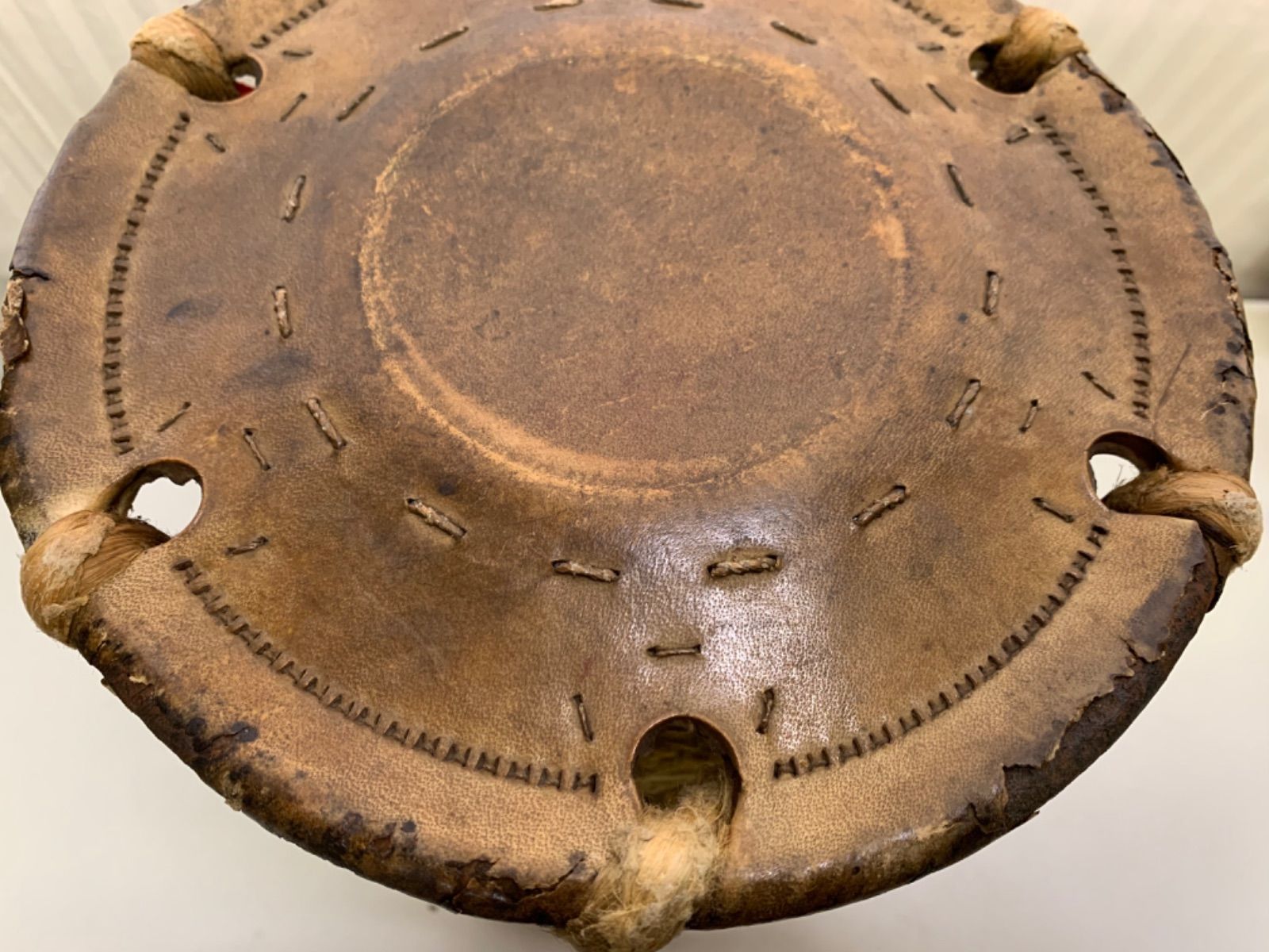 鼓 小鼓 和楽器 能 伝統芸能 木製漆塗 時代物 未使用 レア 希少品