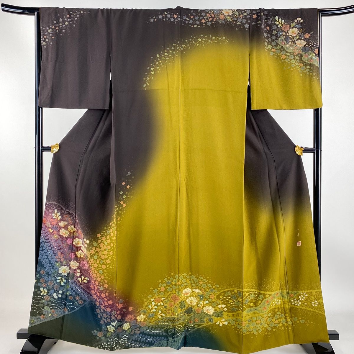 ［5447］訪問着 美品 辻ヶ花 金彩 逸品 正絹 着物 袷 5447］訪問着 美品 辻ヶ花 金彩 逸品 正絹 着物 袷 - メルカリ