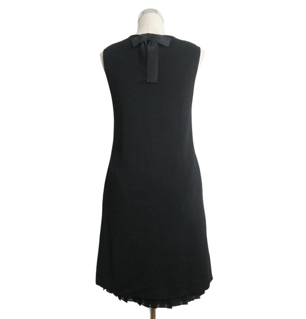 極美品 FOXEY BOUTIQUE フォクシー サイズ40 バックリボン レイヤード