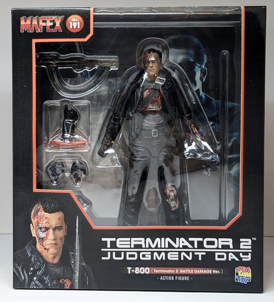 メディコム トイ MAFEX T-800 TERMINATOR 2 | BATTLE DAMAGE VER 191