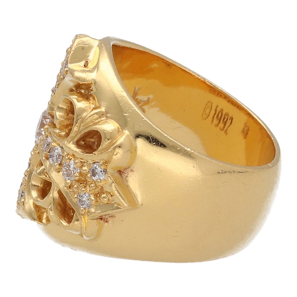 CHROME HEARTS ヴィンテージリング VINTAGE○CHROME HEARTS○ベイビークラシック K&T リング 22k