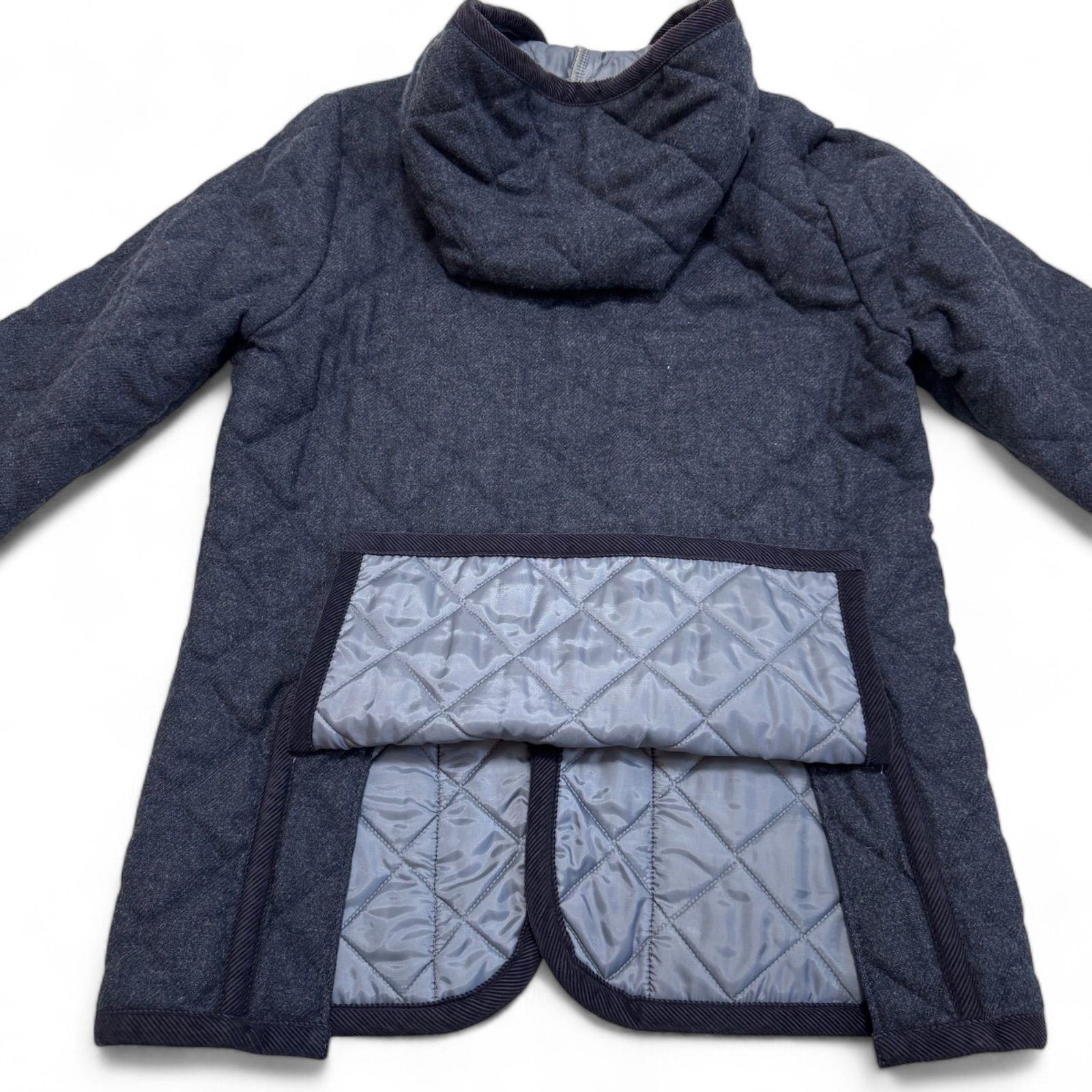 【希少】LAVENHAM ラベンハム ウールコート　キルティング　ネイビー　40 Lavenham Exclusive - Wool Mickfield Coat Mens / ウール