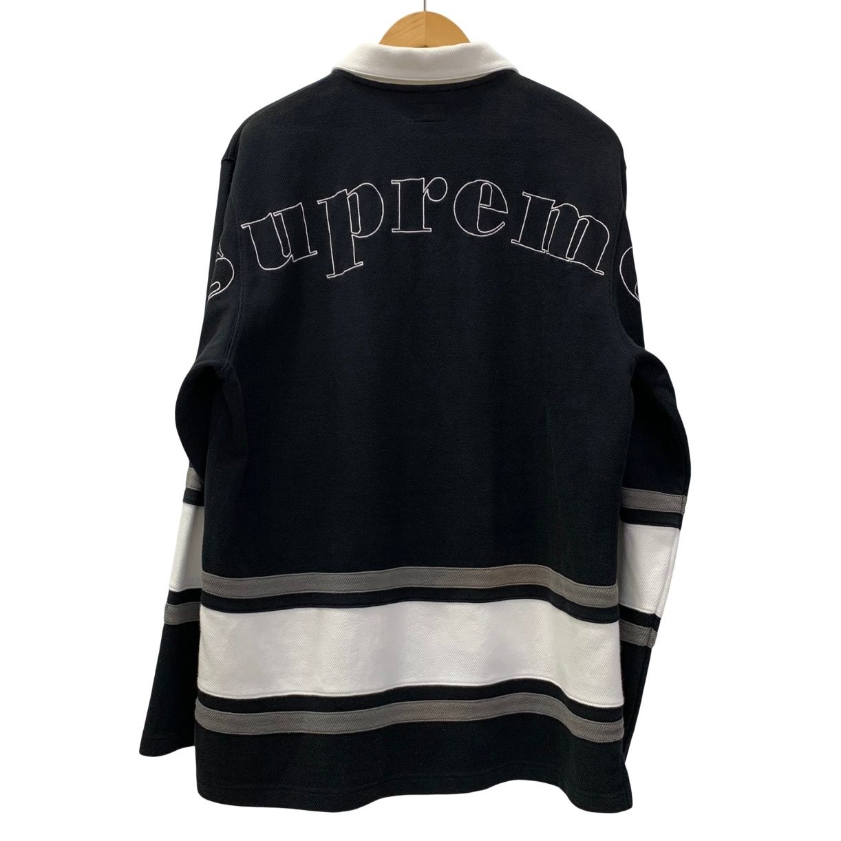 シュプリーム SUPREME 17AW HALF ZIP RUGBY SHIRT 長袖シャツ