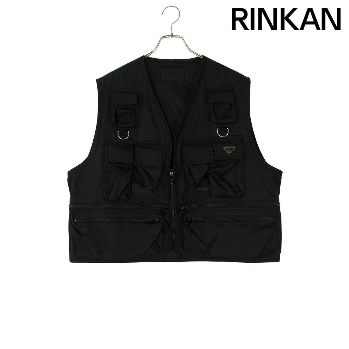 プラダ SGC499 Re-Nylonユーティリティナイロンベスト メンズ XL