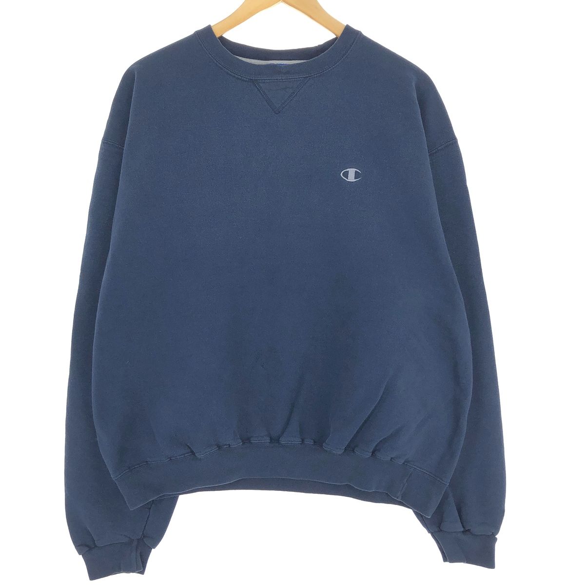 古着 00年代 チャンピオン Champion AUTHENTIC ATHLETIC APPAREL ワンポイントロゴスウェットシャツ トレーナー メンズL/eaa411984