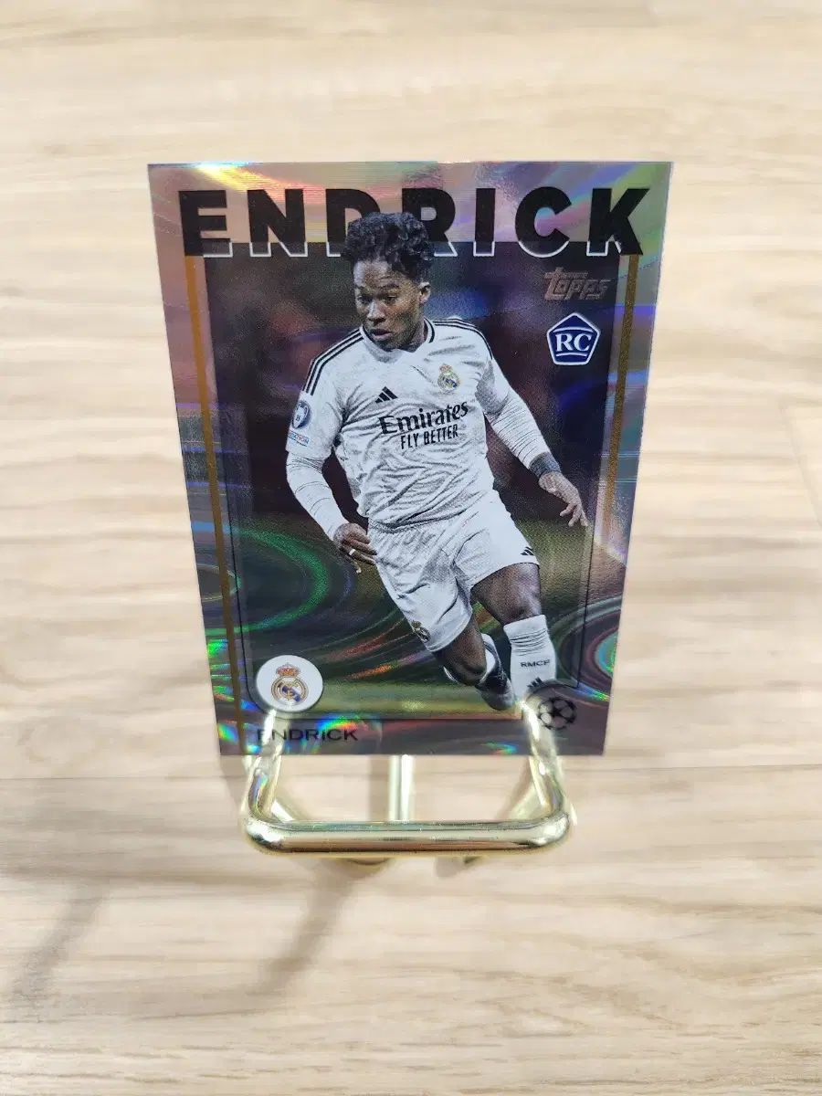 25 TOPPS トップス コンペティション レアルマドリード エンドリック シルバーパラレル ルーキーサッカーカード