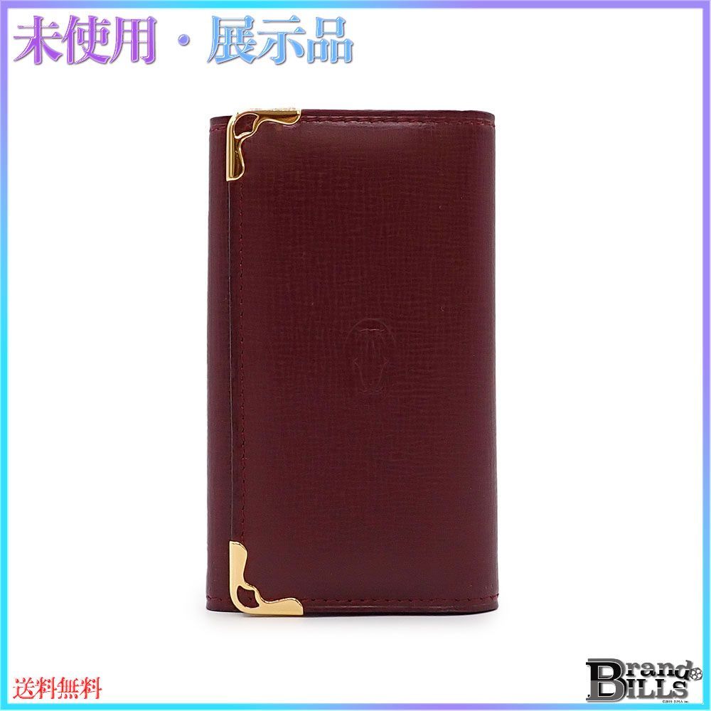新品！CARTIER L3000156 6連 マストライン キーケース ひける レッド