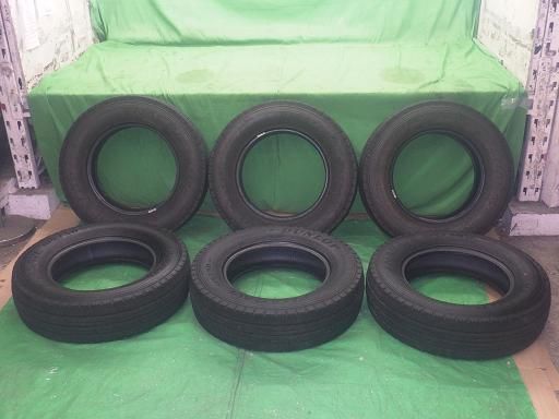 【中古】トラックタイヤ SPLT50M タイヤ6本 205/75R16