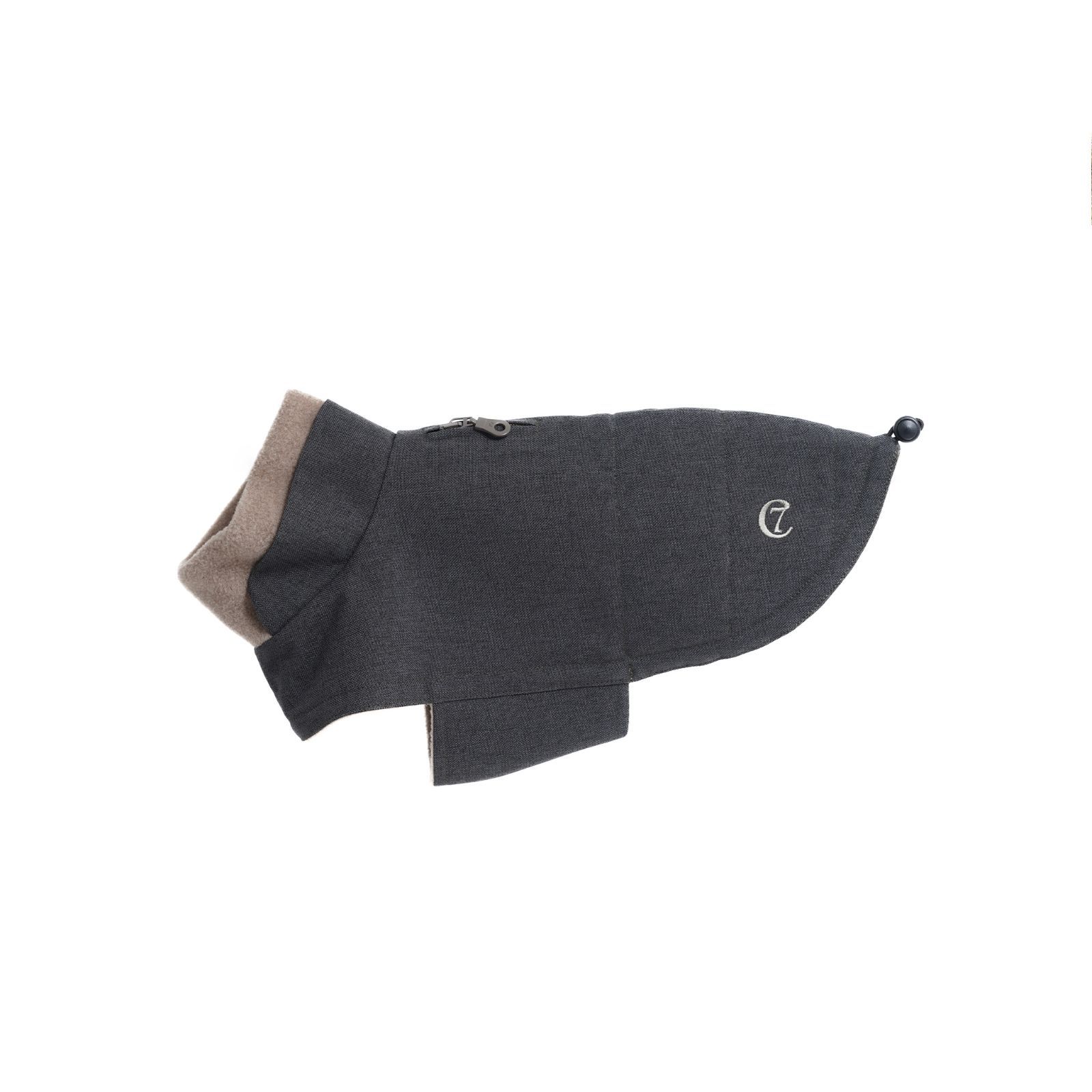 ♥｜Cloud7｜Dog Coat Brooklyn Graphite サイズ ２ 体重2〜5kgにおすすめ ｜リード レザー 犬 超小型犬 小型犬 海外直輸入 ペットグッズ イタグレ ピンシャー