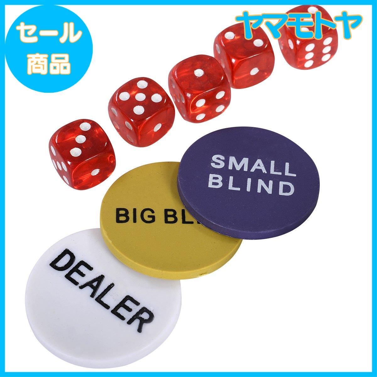 特売】COSTWAY ポーカーセット 500枚チップ 数字入り マット付き ポーカーチップ チップ カジノチップ