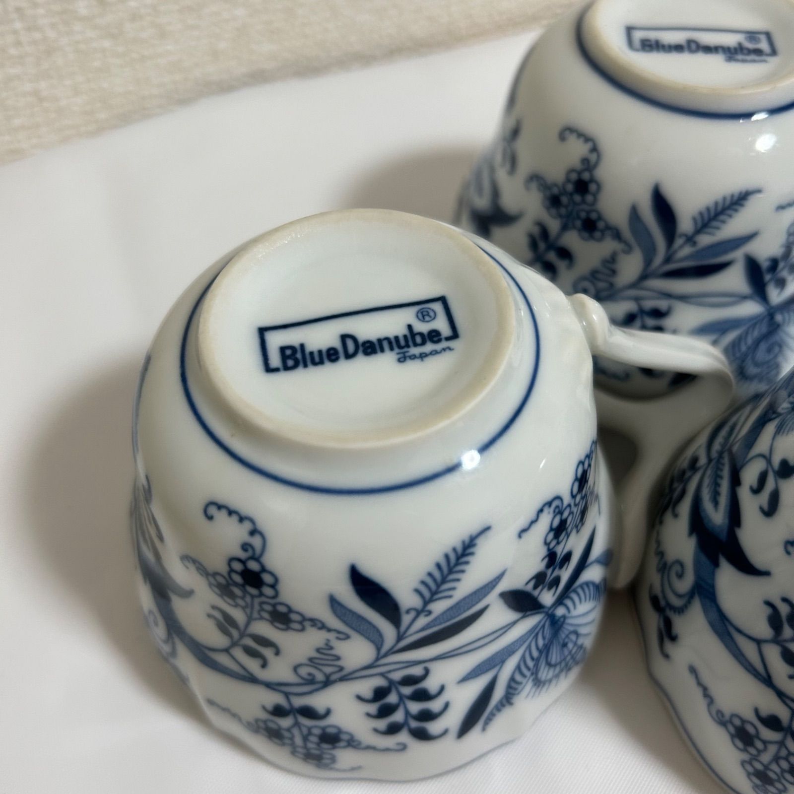 Blue Danube ブルーダニューブ　スープカップ&ソーサー　5客セット Amazon.co.jp: Blue Danube ブルーダニューブ カップ＆ソーサー