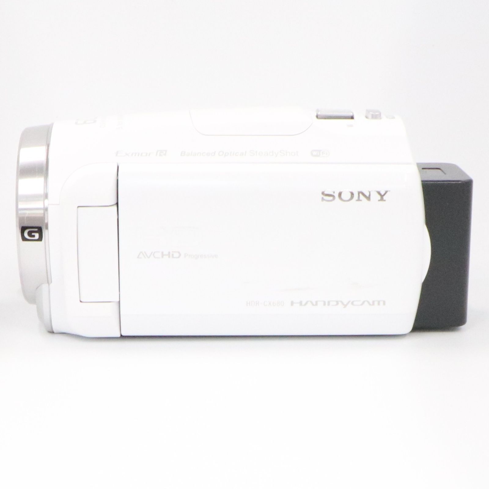 ソニー ビデオカメラ HDR CX 680 ホワイト 可 C