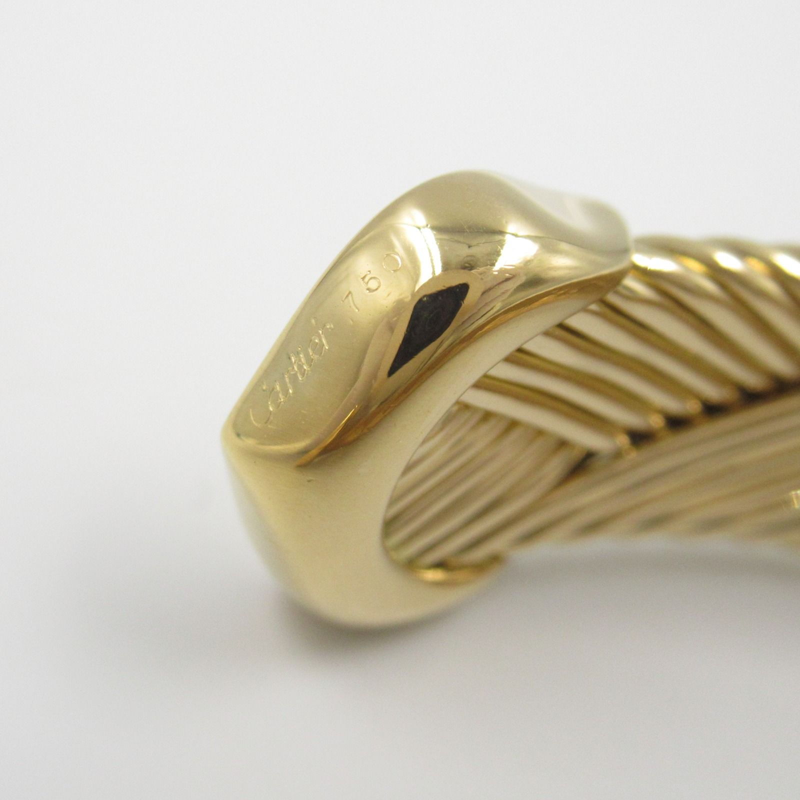 CARTIER バングル 2Cバングル 腕回16㎝ K18（イエローゴールド） 2C 