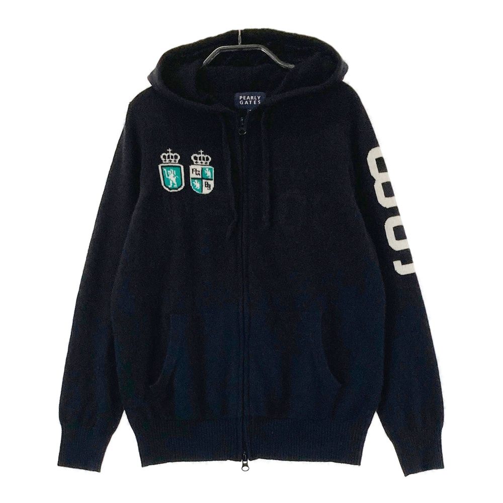 サイズ：0 PEARLY GATES パーリーゲイツ カシミヤ ニット ジップ