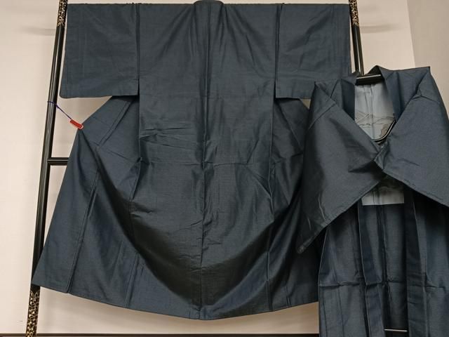 平和屋着物●男性 本場大島紬 アンサンブル 亀甲絣 正絹 AAAU8258zg