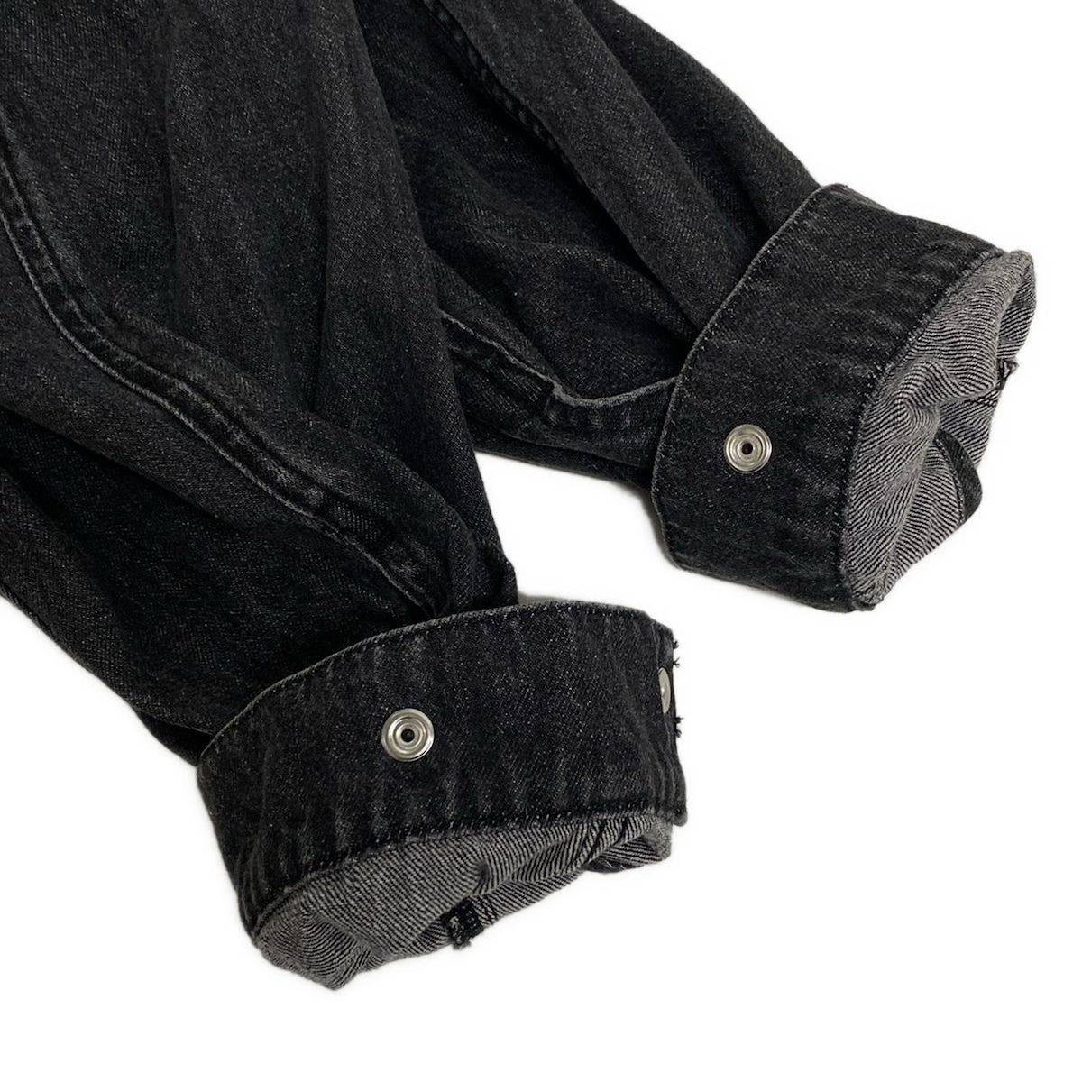 CAFUNE カフネ Gジャン サイズ38 M レディース - 黒 長袖 春 秋 GULLKHAN_COM