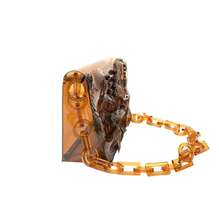 【美品】mame pvc bag / brown 美品】mame pvc bag / brown 美品】mame pvc bag / brown