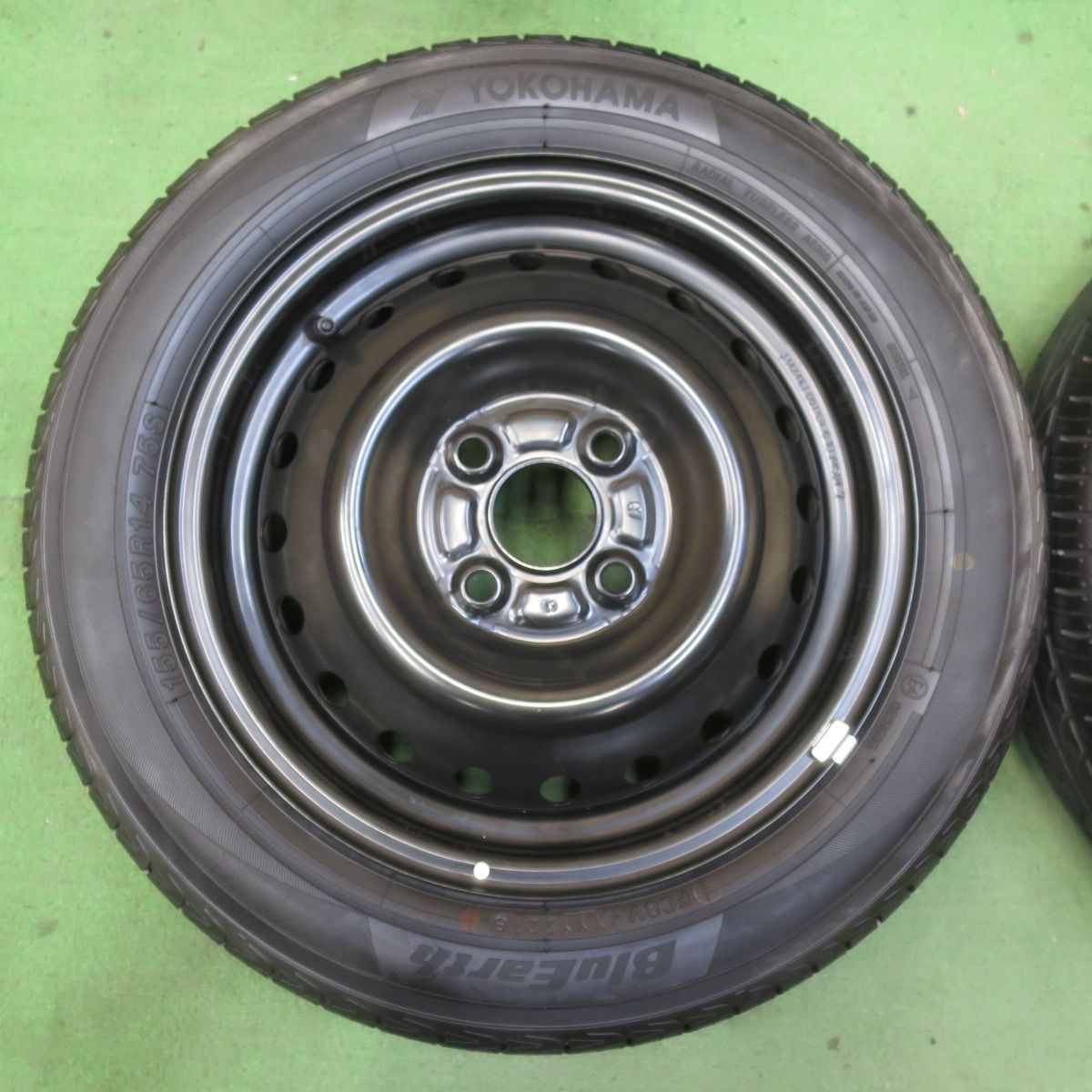ダイハツ ムーヴキャンバス 純正スチールホイール14インチ 4個セット 新車外し 未使用品 美品】ダイハツ ムーヴキャンバス 純正 14インチ